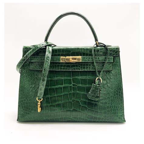 hermes kelly green bag